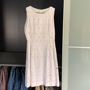 White lace dress